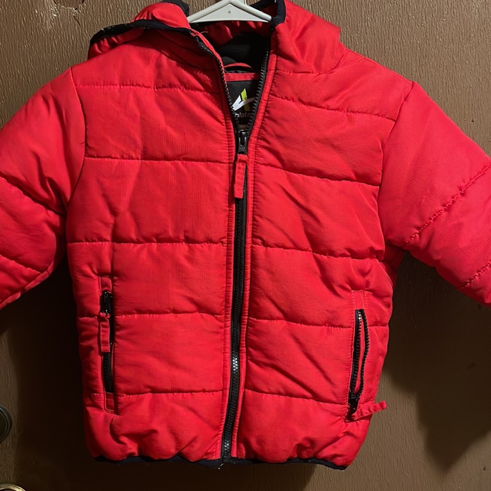 Red winter jacket for the cold night x-small size - Picture 2 of 5